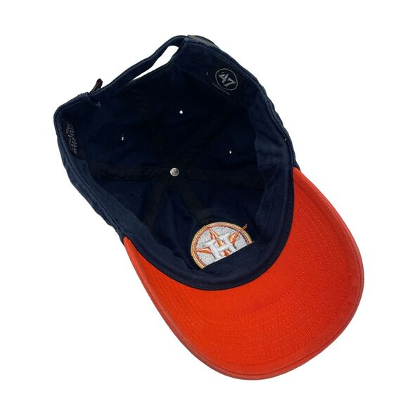 Houston Astros 47 Brand Strap Back Hat Cap Blue Orange - Picture 4 of 4